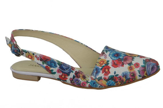 Schuhe Damen Sandalen Flower 2 Naturleder 996 ElitaBut