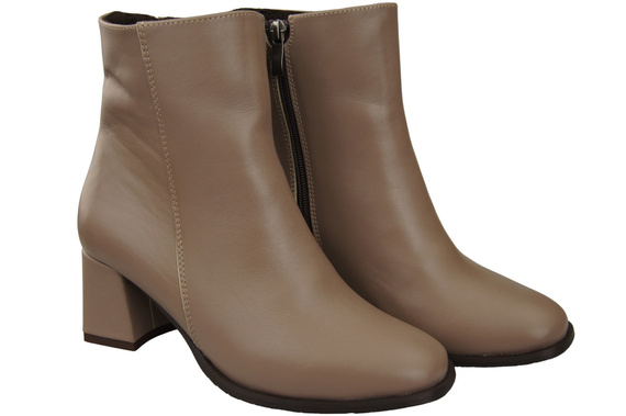 Damenstiefel Cappuccino Dunkel für Winter Naturleder 214 Z ElitaBut