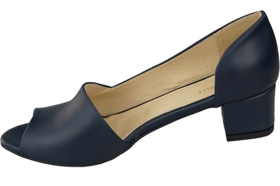 Damenschuhe Sandalen Marineblau Naturleder 147 ElitaBut