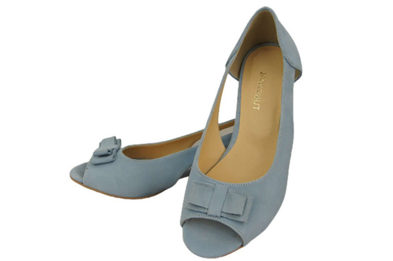 Damenschuhe Blaue Sandalen Natürliches Wildleder 145 von ElitaBut