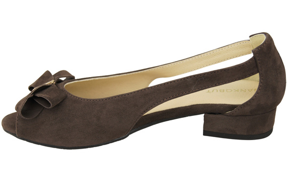 Schuhe Damen-Sandalen in Schokoladenbraun, natürliches Wildleder 994 Kombination aus Stil und Komfort ElitaBut