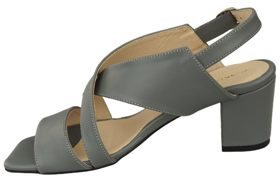 Damenschuhe Sandalen Grau Naturleder 149 ElitaBut