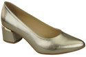 Damenschuhe Goldene Pumps, Naturleder 143 ElitaBut