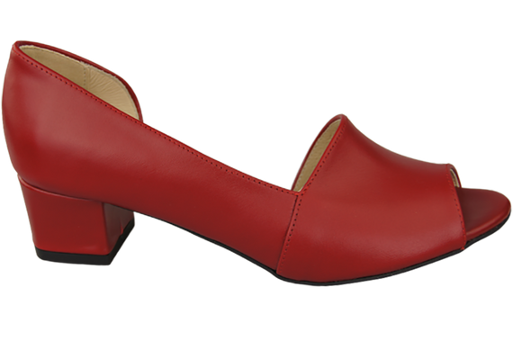 Damenschuhe Sandalen Rot Naturleder 147 ElitaBut