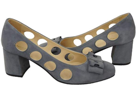 Damenschuhe Pumps Grau Natürliches Wildleder 182 ElitaBut