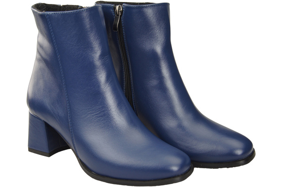 Damenstiefel Marineblau für Winter Naturleder 214 Z ElitaBut