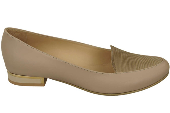 Damen Ballerinas Lords, Naturleder Cappuccino Lico 908 ElitaBut