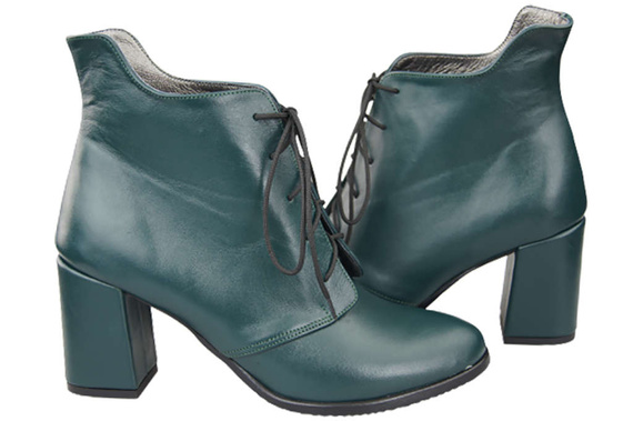 Damen Schnürstiefel Frühling/Herbst Naturleder Malachit 174 L ElitaBut