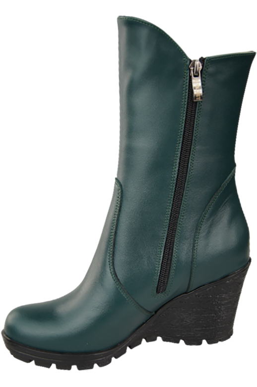 Damen-Keilstiefel, Naturleder, Malachite 750 ElitaBut