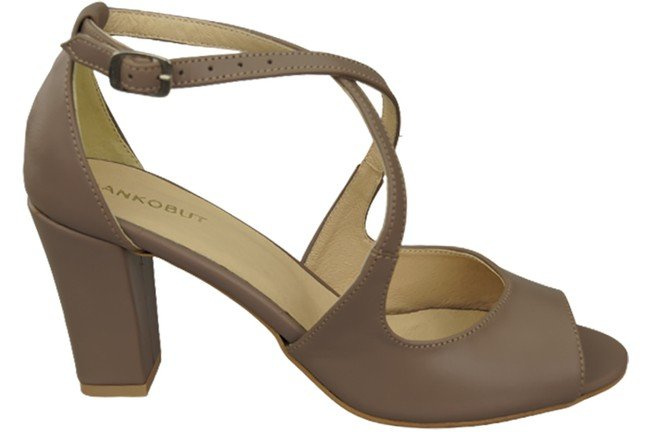 Damenschuhe Cappuccino Sandalen Dunkles Naturleder 186 ElitaBut