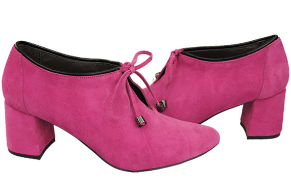 Damenschuhe Fuchsia-Schuhe Natursamtleder 183 ElitaBut