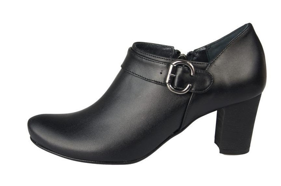 Schuhe Damenschuhe, Naturleder, Schwarz 826 ElitaBut