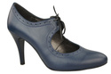Damenschuhe Pumps Naturleder Marineblau 553 ElitaBut