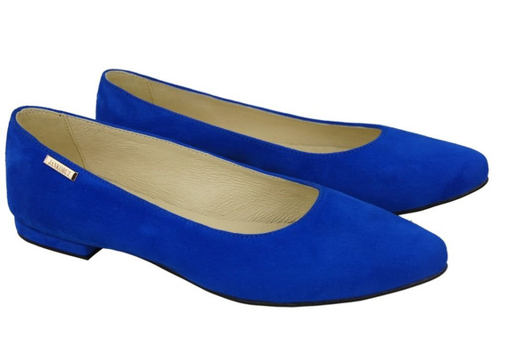 Damenschuhe Ballerinas Azure Naturleder Wildleder 131 ElitaBut