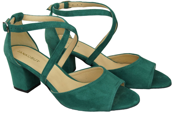 Damenschuhe Malachit-Sandalen, Naturleder, Wildleder 111 ElitaBut