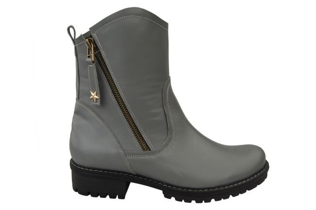 Damenstiefel Naturleder Grau 122 ElitaBut