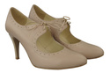 Damenschuhe Pumps Naturleder Cappuccino Lico 553 ElitaBut