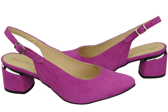 Damensandalen aus natürlichem Wildleder Cyclamen Eleganz und Komfort 196 von ElitaBut