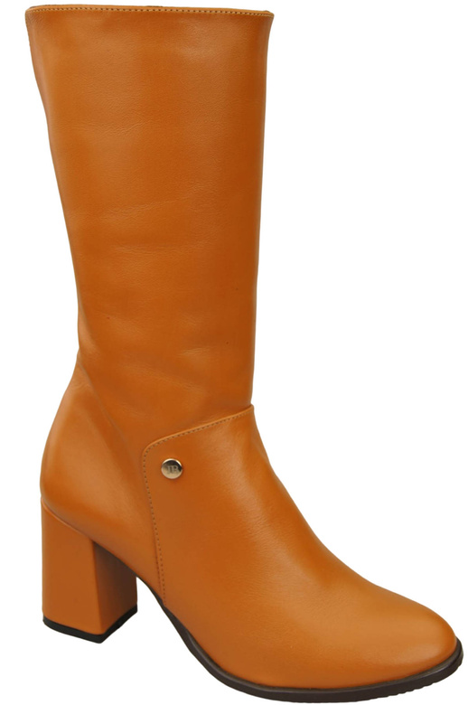 Halbhohe Damenstiefel, Naturleder, Rude 189 ElitaBut