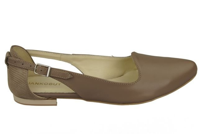 Schuhe Damen Sandalen Cappuccino Naturleder 127 ElitaBut