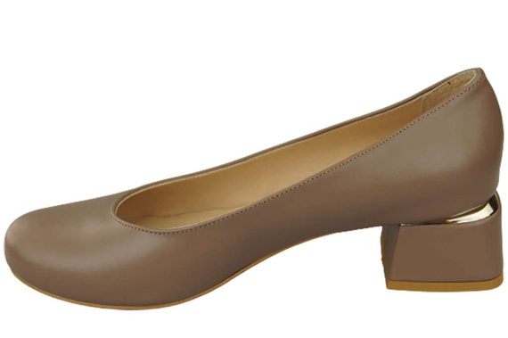 Damenschuhe Pumps Naturleder 159 Cappuccino ElitaBut