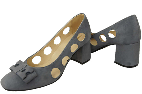 Damenschuhe Pumps Grau Natürliches Wildleder 182 ElitaBut