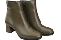 Damenstiefel Olive für Winter Naturleder 214 Z ElitaBut