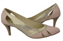Damenschuhe Pumps Rosa-Gold Naturleder 995 ElitaBut