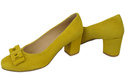 Damenschuhe Zitronenpumps Natürliches Wildleder 163 ElitaBut