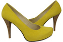 Damenschuhe Pumps Citron Naturleder Wildleder 644 ElitaBut
