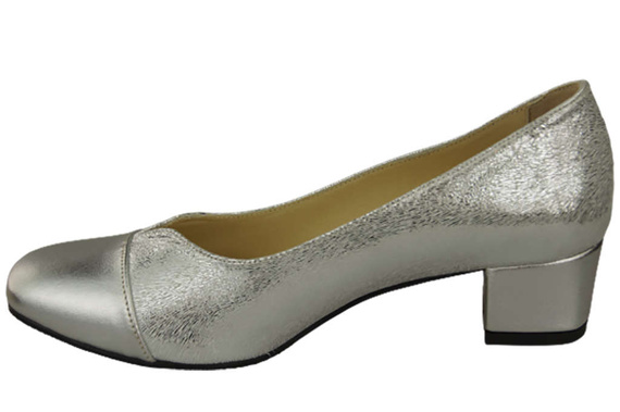 Damenschuhe Pumps Naturleder 164 Silber ElitaBut