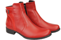 Damen-Winterstiefel, Naturleder, Rot 156 von ElitaBut