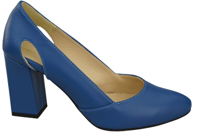 Damenschuhe Pumps Blau Naturleder 184 ElitaBut