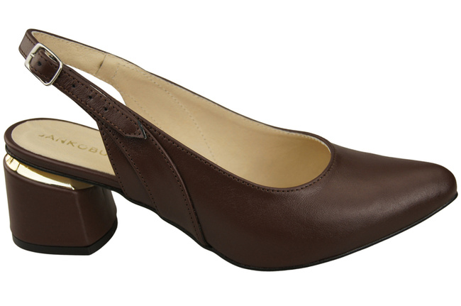 Damenschuhe Schokoladensandalen, Naturleder 196 ElitaBut