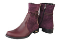 Damenschuhe Stiefeletten, Naturleder, Burgund 885 ElitaBut