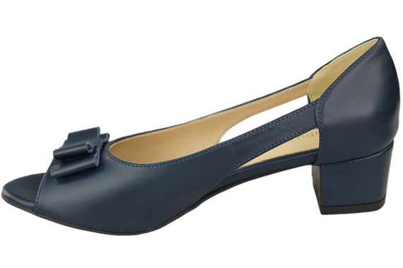 Damenschuhe Sandalen Marineblau Naturleder 145 ElitaBut