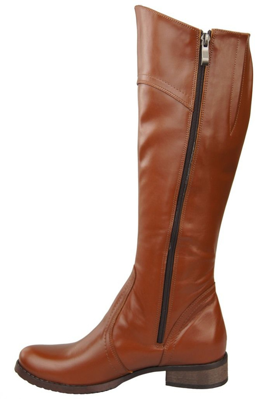 Damenstiefel, Stiefel, Naturleder 597 Braun ElitaBut