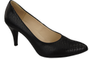 Damenschuhe Pumps Schwarz Schlangenmotiv, Naturleder 150 ElitaBut