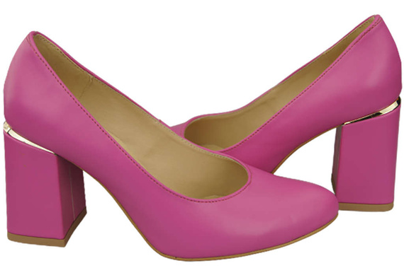 Damenschuhe Pumps Fuchsia Naturleder 179 ElitaBut