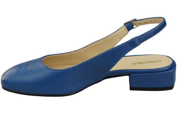 Damen Schuhe Sandalen Blau Flacher Absatz Naturleder 206 ElitaBut