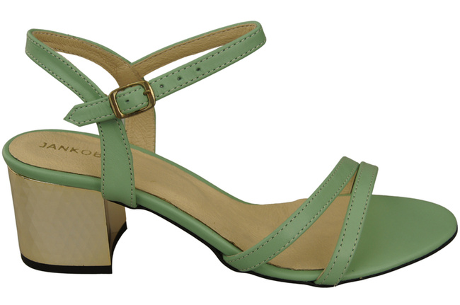 Damenschuhe Mint Naturleder 197 Sinnlich freizügige Fußsandalen ElitaBut