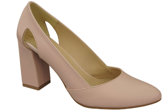 Damenschuhe Pumps Rosa Puder Naturleder 184 ElitaBut