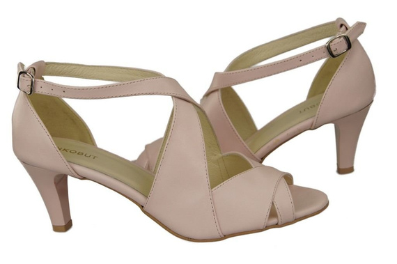 Damenschuhe Sandalen Rosa Puder Naturleder 130 ElitaBut