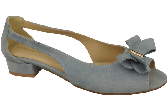 Schuhe Damensandalen Hellblaues natürliches Wildleder 994 Kombination aus Stil und Komfort ElitaBut