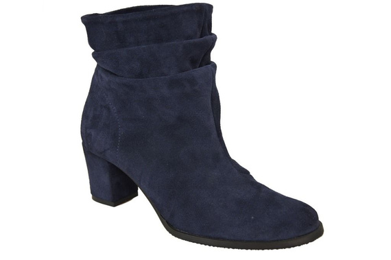 Damenschuhe Stiefeletten, Naturleder, Marineblau 986 ElitaBut