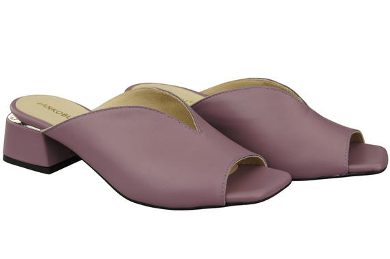Damen Schuhe Absätze Flip Flops Lilienfarben Naturleder 210 ElitaBut