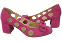 Damenschuhe Fuchsia Pumps Natürliches Wildleder 182 ElitaBut