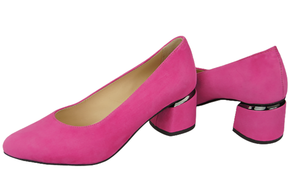 Damenschuhe Pumps Fuchsia Natürliches Wildleder 143 Von ElitaBut