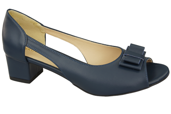 Damenschuhe Sandalen Marineblau Naturleder 145 ElitaBut