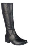 Damenstiefel, Naturleder, Schwarz 636 ElitaBut